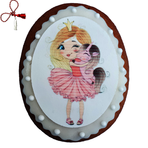 Turta dulce fetita cu unicorn